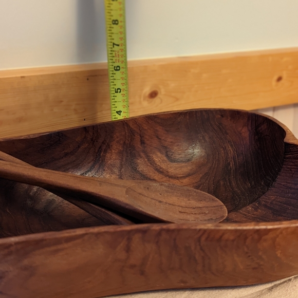 "Monkey Pod" wood bowl set - Picture 5 of 6